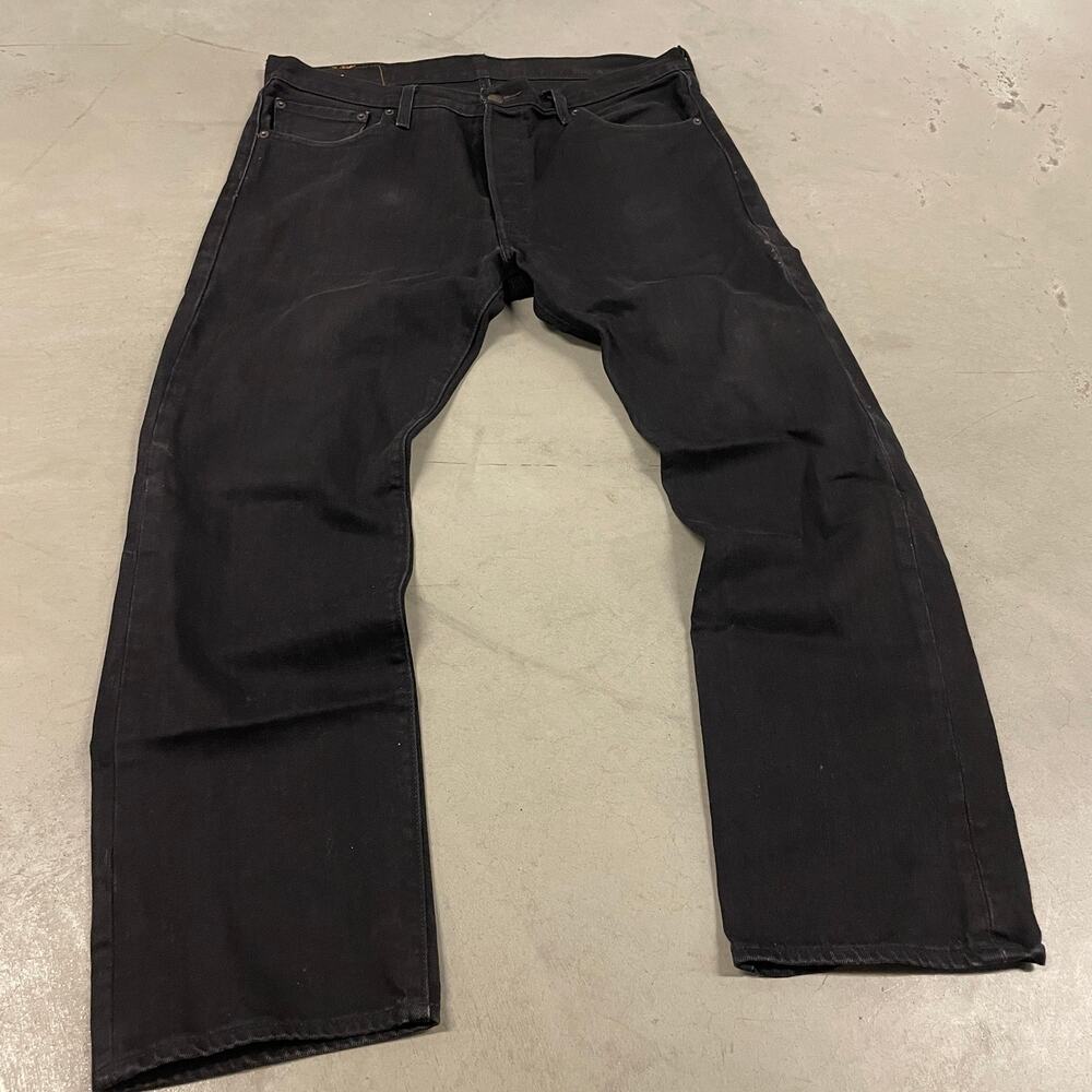 vintage black Levi's 501 button fly Jeans 36x30